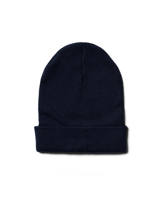 Behind The Pines Rib Beanie Navy
