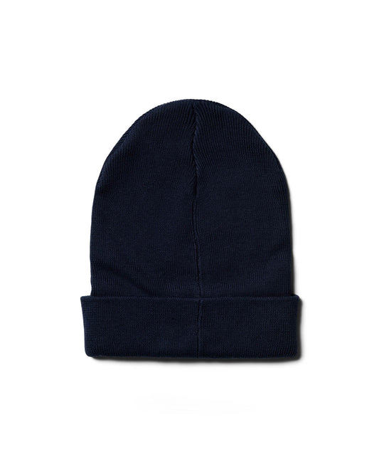 Behind The Pines Rib Beanie Navy