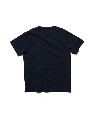 Behind The Pines x B.R.A.S.C.O Embroided Fish Club Tee Navy