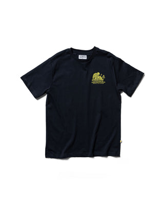Behind The Pines x La Dilettante Backprint Tee Navy
