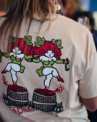 Behind The Pines x La Dilettante Backprint Tee Sand