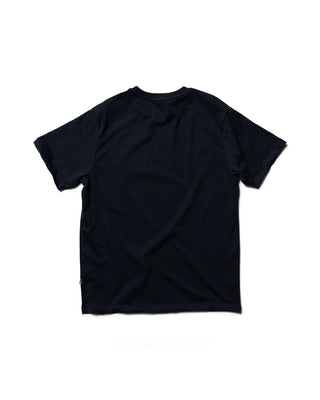 Behind The Pines x La Dilettante Embroided Tee Navy