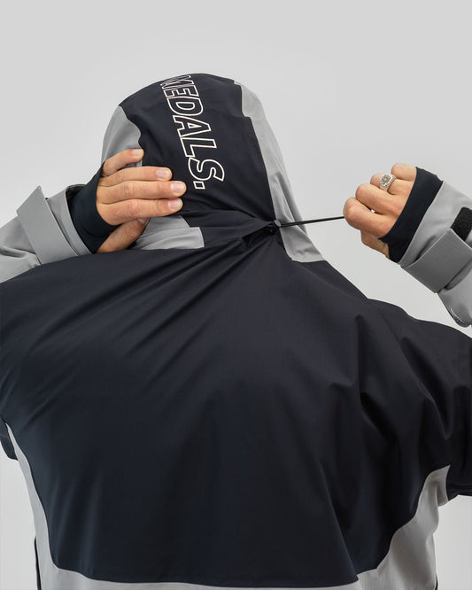 Beyond Medals Fullzip Jacket 2L Grey