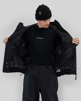 Beyond Medals X Jacket 3L Black Snowboard Jacket