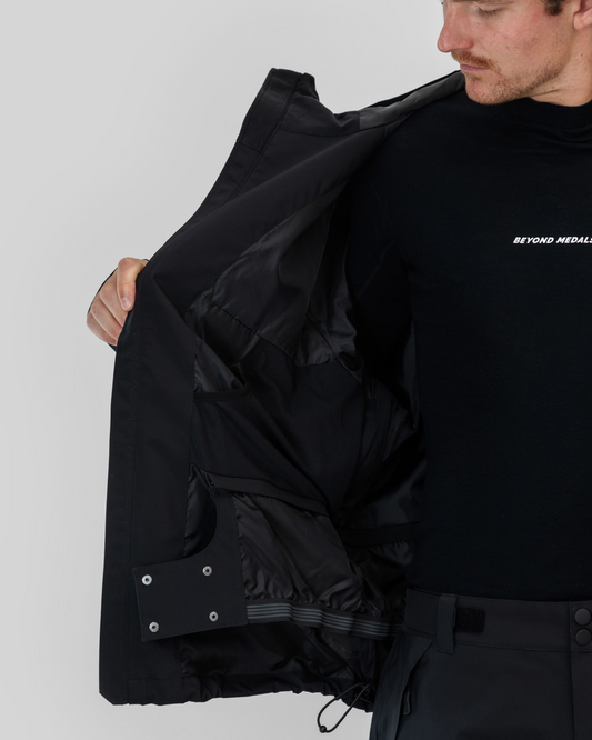 Beyond Medals X Jacket 3L Black Snowboard Jacket
