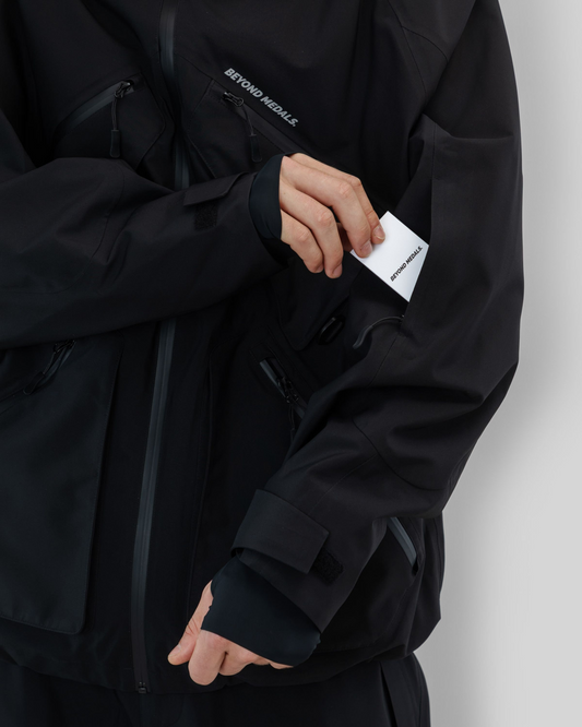 Beyond Medals X Jacket 3L Black Snowboard Jacket