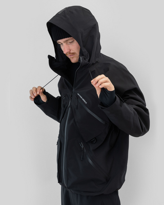 Beyond Medals X Jacket 3L Black Snowboard Jacket