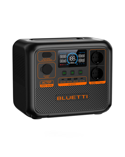 Bluetti AC70P Premium Portable Power Station 864Wh 
