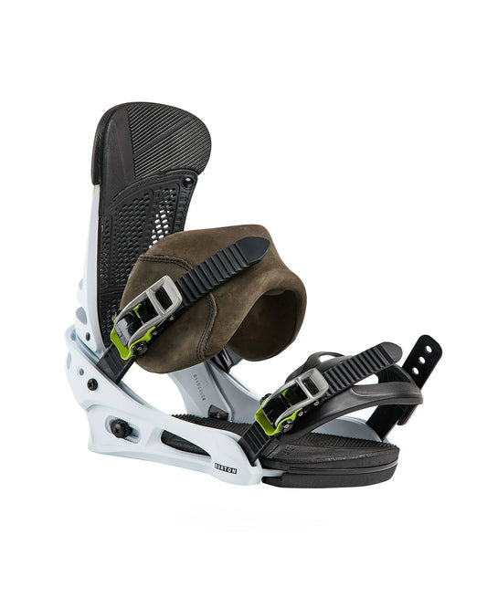 Burton Malavita Re:Flex Green / White / Black Snowboard Bindings – Behind The Pines Burton Malavita Re:Flex Green / White / Black Snowboard Bindings – Behind The Pines