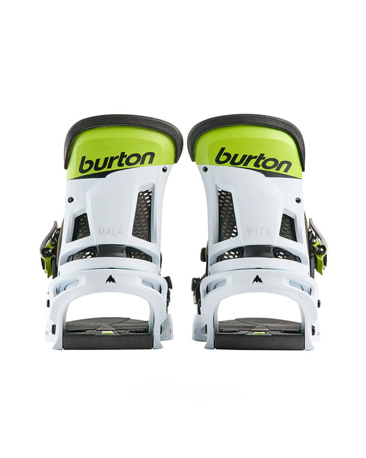 Burton Malavita Re:Flex Green / White / Black Snowboard Bindings