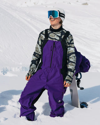Burton Men's Reserve GORE-TEX 2L Bib Pants Violet / True Black
