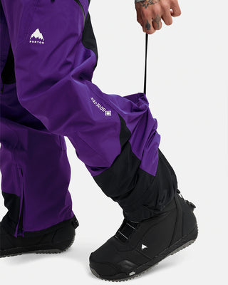 Burton Men's Reserve GORE-TEX 2L Bib Pants Violet / True Black