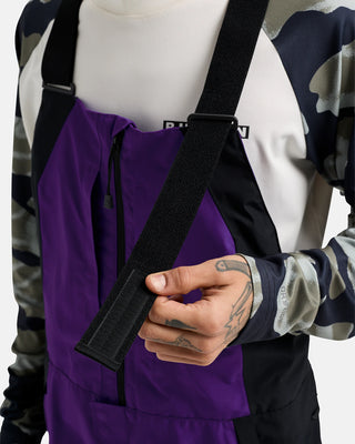 Burton Men's Reserve GORE-TEX 2L Bib Pants Violet / True Black