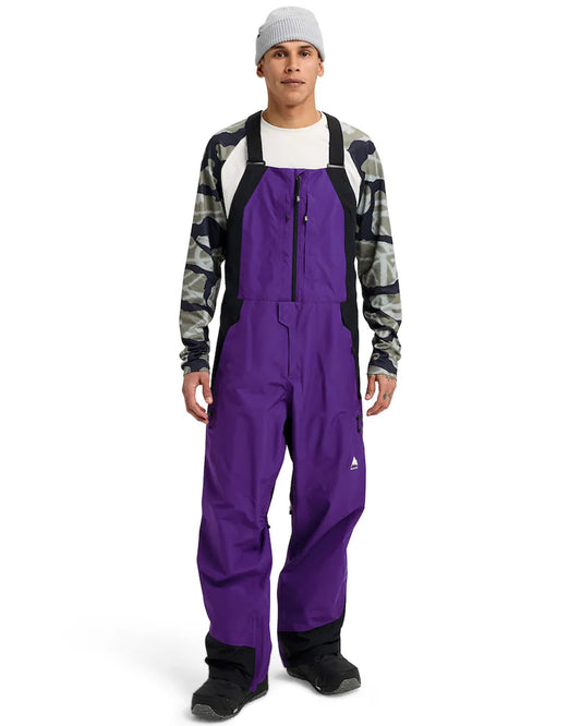 Burton Men's Reserve GORE-TEX 2L Bib Pants Violet / True Black