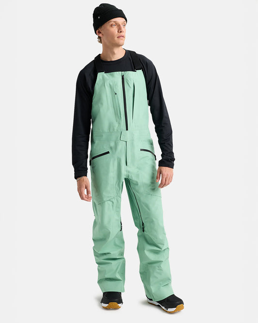 Burton Men's [ak]® Freebird GORE‑TEX 3L Stretch Bib Pants Soft Sage