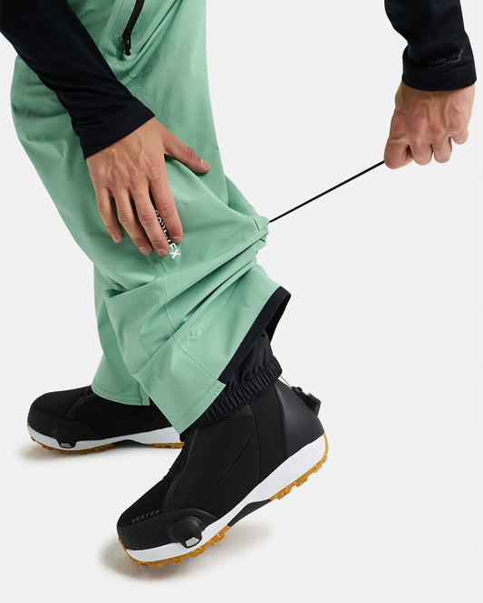 Burton Men's [ak]® Freebird GORE‑TEX 3L Stretch Bib Pants Soft Sage