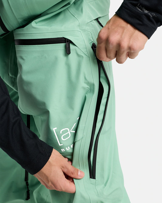 Burton Men's [ak]® Freebird GORE‑TEX 3L Stretch Bib Pants Soft Sage