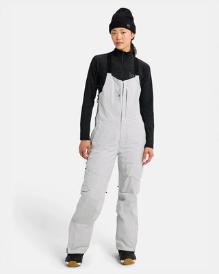 Burton Women's [ak]® Kimmy GORE-TEX 2L Bib Pants Gray Cloud