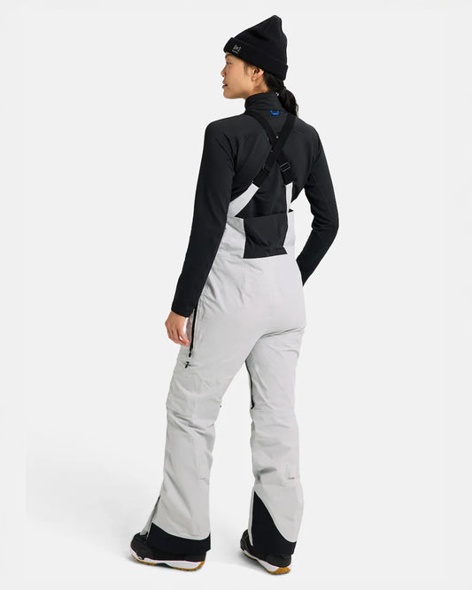 Burton Women's [ak]® Kimmy GORE-TEX 2L Bib Pants Gray Cloud