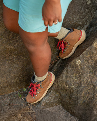 Danner Mountain 600 Womens Leaf 4.5" Gore-Tex Grizzly Brown / Rhodo Red