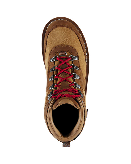 Danner Womens Cascade Crest Grizzly Brown / Rhodo Red