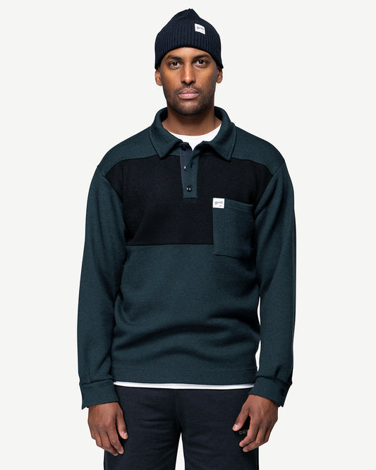 Devold Archive Ferry Polo Pine