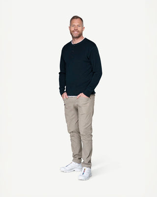 Devold Archive Henley L/S Ink