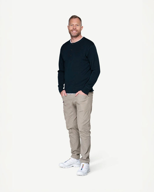 Devold Archive Henley L/S Ink