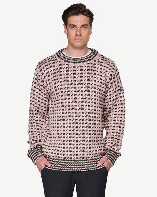 Devold Original Islender Wool Sweater Chalk Pink / Anthracite