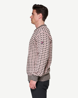Devold Original Islender Wool Sweater Chalk Pink / Anthracite