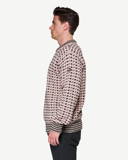 Devold Original Islender Wool Sweater Chalk Pink / Anthracite