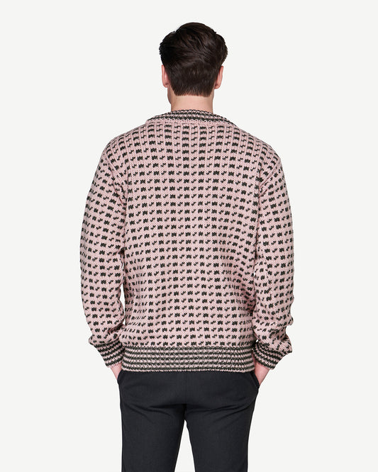 Devold Original Islender Wool Sweater Chalk Pink / Anthracite