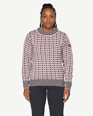 Devold Original Islender Wool Sweater Chalk Pink / Anthracite