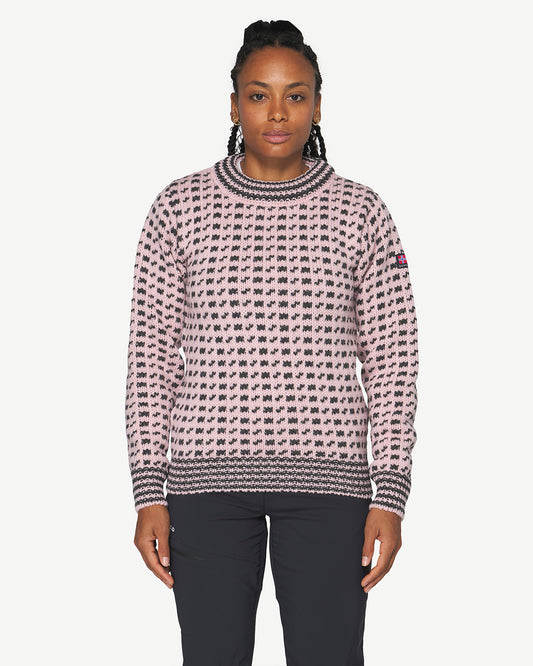Devold Original Islender Wool Sweater Chalk Pink / Anthracite