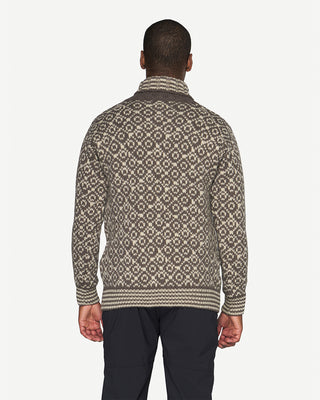 Devold Svalbard Wool Zip Neck Falcon / Offwhite