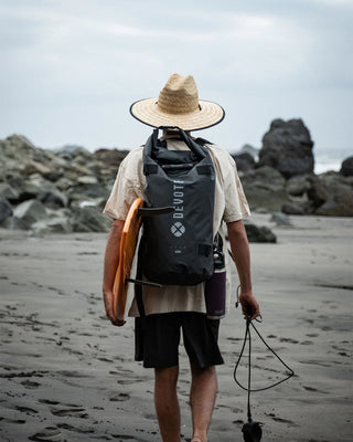 Devoted Dry Bag Backpack 40L Black lifestyle
