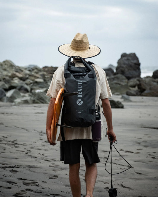 Devoted Dry Bag Backpack 40L Black lifestyle