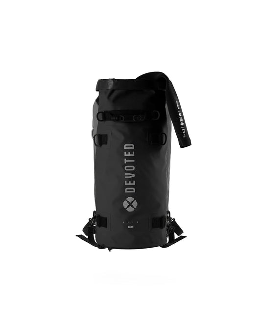 Devoted Dry Bag Backpack 40L Black open