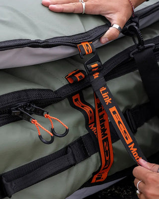 FCS Travel 3 Shortboard / Fish Board Bag GO-Light connector detail