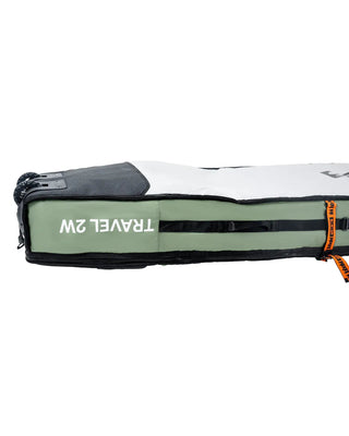 FCS Travel 2 Wheelie Longboard Board Bag GO-Light