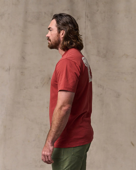 Filson Bear Graphic T-Shirt Chili Oil