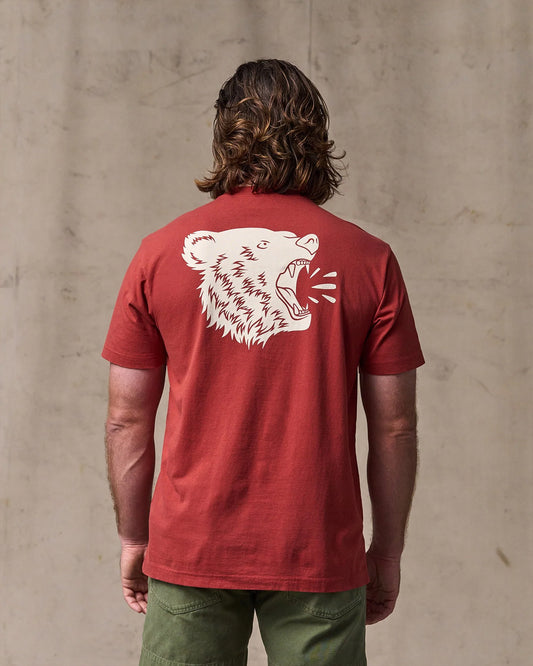 Filson Bear Graphic T-Shirt Chili Oil