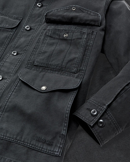 Filson Field Cruiser Washed Faded Black detail 2