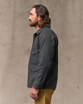 Filson Field Cruiser Washed Faded Black model side