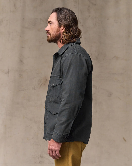 Filson Field Cruiser Washed Faded Black model side