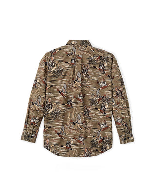 Filson Field Flannel Shirt Brown / Marsh Mallards