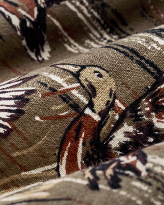Filson Field Flannel Shirt Brown / Marsh Mallards