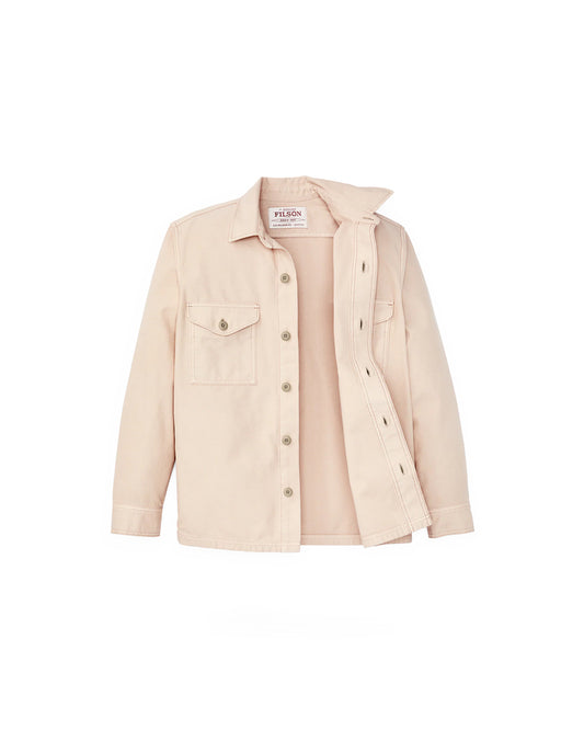 Filson Field Jac Shirt Washed Oatmeal open