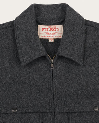 Filson Forester Wool Jacket Dark Heather Grey / Black