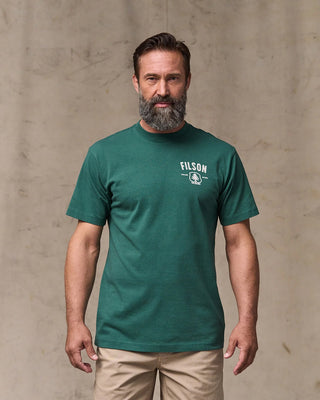 Filson Forestry Graphic T-Shirt Mallard Green